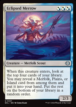 画像1: 【英語】蝕甚化したメロウ/Eclipsed Merrow (1)