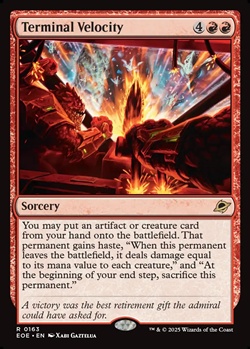 画像1: 【英語Foil】終速度/Terminal Velocity (1)