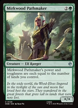 画像1: 【英語】闇の森の道拓き/Mirkwood Pathmaker (1)