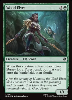 画像1: 【英語Foil】ウッド・エルフ/Wood Elves (1)