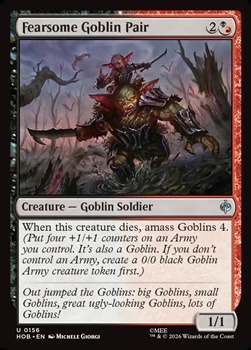 画像1: 【英語Foil】恐るべきゴブリン二人組/Fearsome Goblin Pair (1)