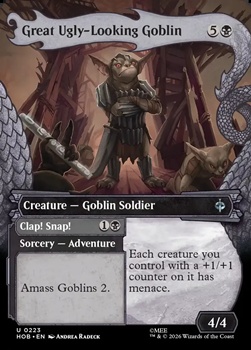 画像1: ☆特殊枠【英語】大きな醜い顔のゴブリン/Great Ugly-Looking Goblin (1)