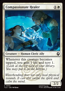 画像1: 【英語Foil】慈悲深き癒し手/Compassionate Healer (1)