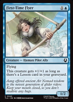 画像1: 【英語Foil】初めての飛行者/First-Time Flyer (1)