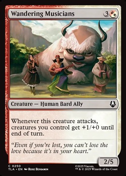 画像1: 【英語Foil】放浪の楽士/Wandering Musicians (1)