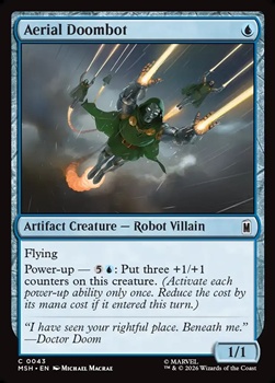 画像1: 【英語Foil】飛行型ドゥームボット/Aerial Doombot (1)
