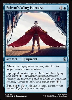 画像1: 【英語Foil】ファルコンのウィングハーネス/Falcon's Wing Harness (1)