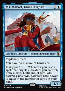 画像1: 【英語Foil】ミズ・マーベル、カマラ・カーン/Ms. Marvel, Kamala Khan (1)