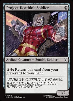 画像1: 【英語Foil】デスロック計画の兵士/Project Deathlok Soldier (1)