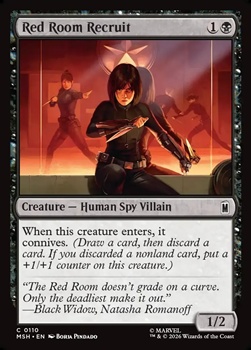 画像1: 【英語Foil】レッドルーム計画の新兵/Red Room Recruit (1)