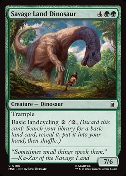 画像1: 【英語】サヴェッジ・ランドの恐竜/Savage Land Dinosaur (1)