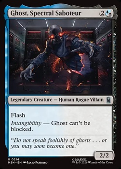 画像1: 【英語】霊体の破壊工作員、ゴースト/Ghost, Spectral Saboteur (1)