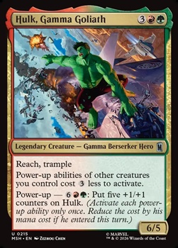 画像1: 【英語Foil】ガンマ線の巨人、ハルク/Hulk, Gamma Goliath (1)