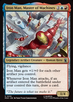 画像1: 【英語Foil】マシンマスター、アイアンマン/Iron Man, Master of Machines (1)