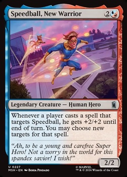 画像1: 【英語Foil】新たな戦士、スピードボール/Speedball, New Warrior (1)