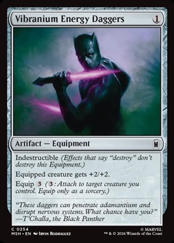 画像1: 【英語Foil】ヴィブラニウム製エネルギー・ダガー/Vibranium Energy Daggers (1)