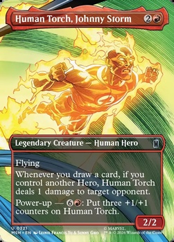 画像1: ☆特殊枠【英語】ヒューマン・トーチ、ジョニー・ストーム/Human Torch, Johnny Storm (1)