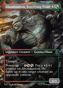 画像1: ☆特殊枠【英語】恐怖の巨人、アボミネーション/Abomination, Terrifying Titan (1)