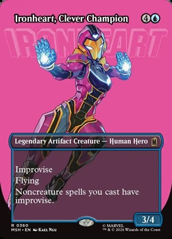 画像1: ☆特殊枠【英語】才気煥発な勇士、アイアンハート/Ironheart, Clever Champion (1)