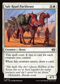 画像1: 【英語】塩路の荷役獣/Salt Road Packbeast (1)