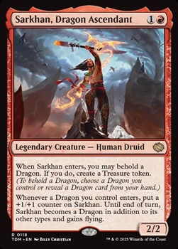 画像1: 【英語】龍へと昇る者、サルカン/Sarkhan, Dragon Ascendant (1)