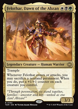 画像1: 【英語】アブザンの夜明け、フェロザー/Felothar, Dawn of the Abzan (1)