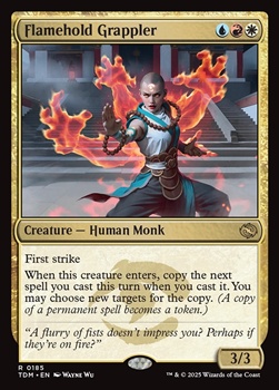 画像1: 【英語】担炎の闘士/Flamehold Grappler (1)