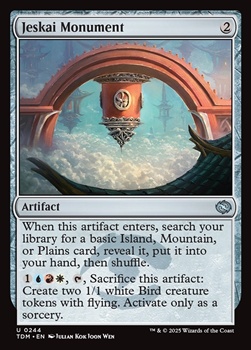 画像1: 【英語】ジェスカイの碑/Jeskai Monument (1)