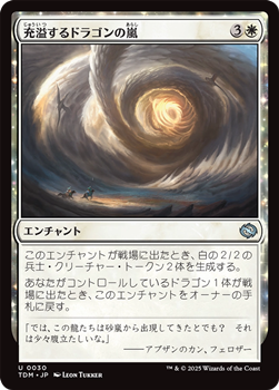 画像1: 【日本語】充溢するドラゴンの嵐/Teeming Dragonstorm (1)