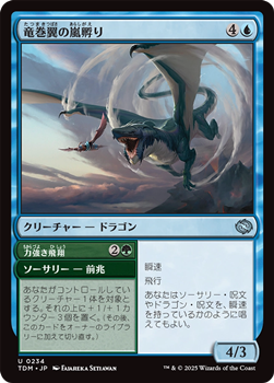 画像1: 【日本語】竜巻翼の嵐孵り/Whirlwing Stormbrood (1)