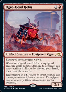 画像1: 【英語】大峨頭の兜/Ogre-Head Helm (1)