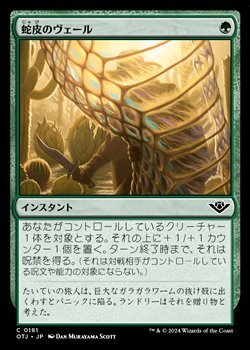 画像1: 【日本語】蛇皮のヴェール/Snakeskin Veil (1)