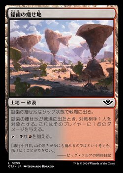画像1: 【日本語】鋸歯の痩せ地/Jagged Barrens (1)