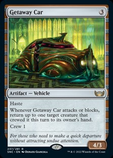画像1: 【英語Foil】逃走用の車/Getaway Car (1)