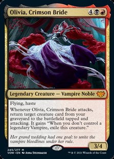 画像1: 【英語Foil】真紅の花嫁、オリヴィア/Olivia, Crimson Bride (1)