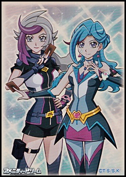 画像1: LINK VRAINS DUELIST SET特製デュエリストカードプロテクター「ブルーメイデン&ゴーストガール」 (1)