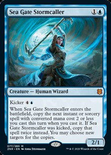 画像1: 【英語Foil】海門の嵐呼び/Sea Gate Stormcaller (1)